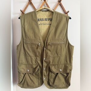 RARE Vintage 80s Banana Republic Safari & Travel Utility Vest - Medium